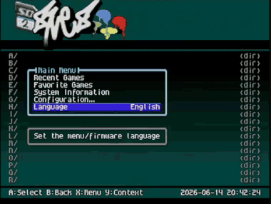 sd2snes+ — firmware demo