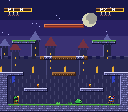 A slime on the floor of Castle Keep