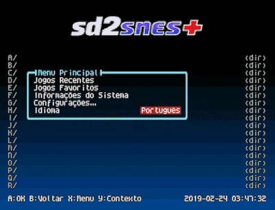 sd2snes+ — firmware demo